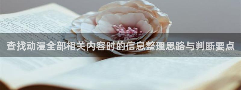 异世界动漫推荐：查找动漫全部相关内容时的信息整理思路与判断要点